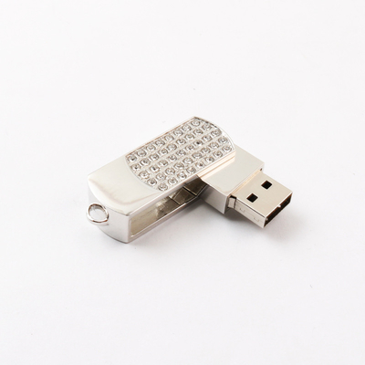 درایو فلش USB کریستال PCBA 2.0 و 3.0 نقره ای براق و سریع