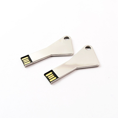 کلید فلزی 16 گیگابایتی فلش درایو USB مطابق با استاندارد ایالات متحده Wristing 50MB-100MB/S