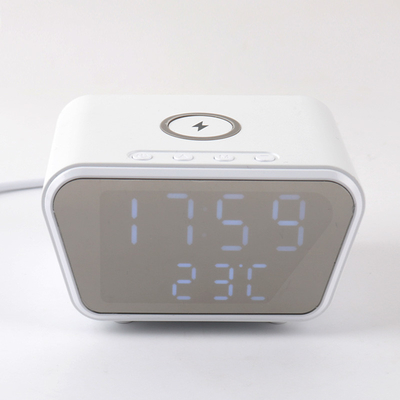 شارژر بی سیم ساعت پلاستیکی با سرعت 20 وات سریع و سفید رنگ سفید