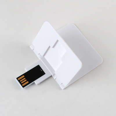 کارت اعتباری پلاستیکی ABS USB Sticks 2.0 128GB 64GB چاپ هر دو طرف CMYK