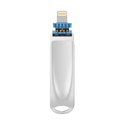 نقره TYPE C usb 3 در یک با USB 2.0 USB 3.0 و Type C Connector