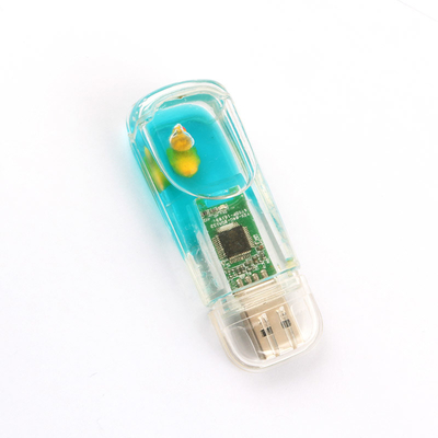 پلاستيکي USB Stick داخل قرار دادن مایع USB فلش درایو سفارشی قایق داخل