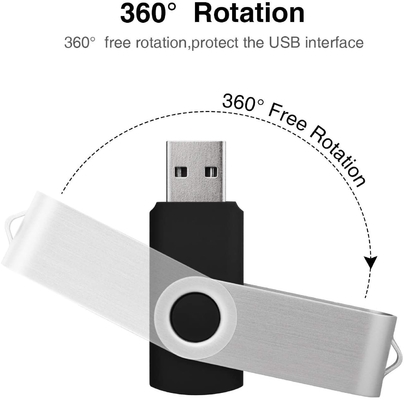 فلش USB پلاستیکی سفید مواد خاص بازیافت شده حافظه کامل درجه A