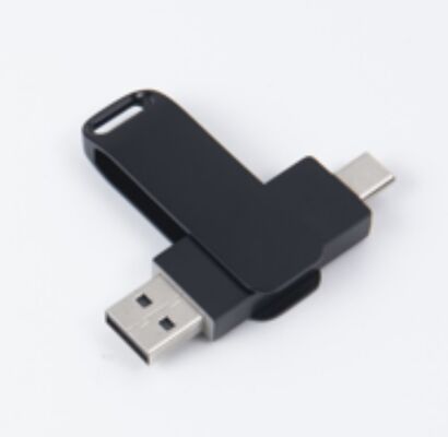 بدن سیاه USB 3.0 با نوع C هر دو پورت USB فلش درایو تلفن و کامپیوتر می تواند سازگاری 256GB 512GB