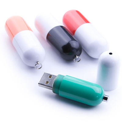درایوهای فلش USB قابل تنظیم پلاستیکی شکل قرص 3.0 80MB/S 32GB 64GB 128GB