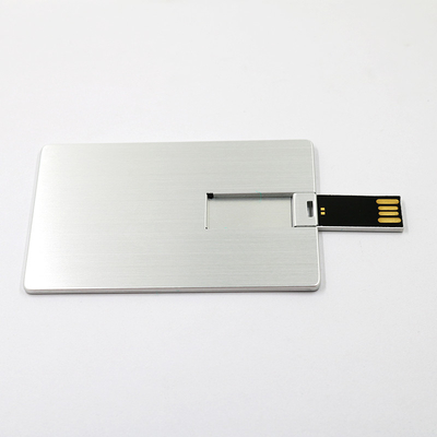 Metal 2.0 Credit Card Usb Drive 16GB 32GB UDP تراشه های فلش حافظه کامل
