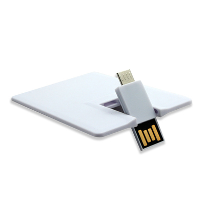 کارت اعتباری Android OTG 2.0 USB Sticks 1GB 128GB 15MB/S چاپ رنگارنگ UV