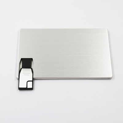چاپ نشان‌واره سفارشی کارت اعتباری USB Stick 2.0 128 گیگابایتی 256 گیگابایتی ضد آب