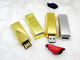 میله طلایی فلزی 2.0 USB سرعت خواندن و نوشتن سریع 64 گیگابایت 128 گیگابایت
