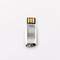 درایو قلم USB فلزی براق نقره‌ای 2.0 64 گیگابایتی 128 گیگابایتی 20 مگابایت بر ثانیه مطابق با استاندارد ایالات متحده
