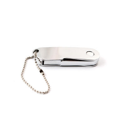 فلز فلز USB 2.0 فلش درایو با کلید بند 32GB 64GB 128GB تراشه UDP سریع