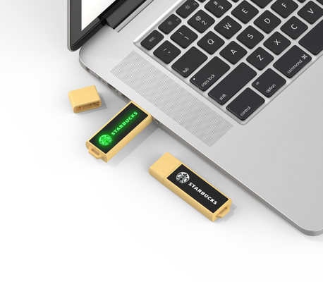 درایوهای فلش 128 گیگابایتی نی و پلاستیکی، مواد قابل بازیافت USB 2.0 Memory Stick