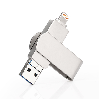 3 در یک نوع C اندروید Otg USB فلش درایو گواهینامه آمریکایی 128GB