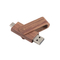USB A و Type c درایو فلش USB چوبی با نوع رابط USB2.0/3.0 برای انتقال سریع داده