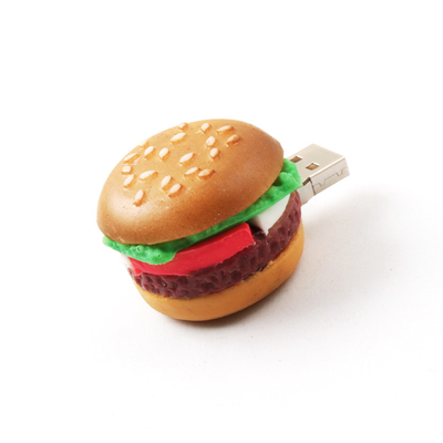 KFC مک دونالد هامبرگر شکل USB فلش درایو سفارشی برای غذای مصنوعی هدیه های شرکت