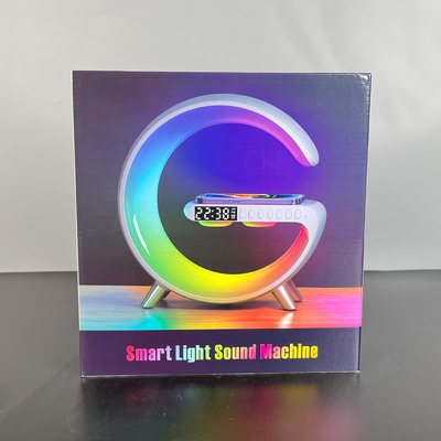 با LED با ساعت با اسپیکر با بلوتوث شارژر بی سیم سریع 15W