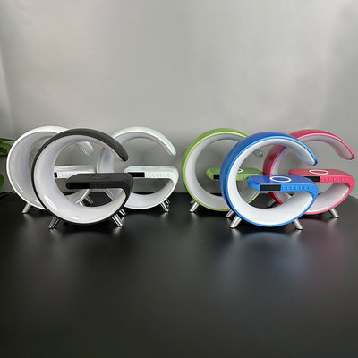 با LED با ساعت با اسپیکر با بلوتوث شارژر بی سیم سریع 15W
