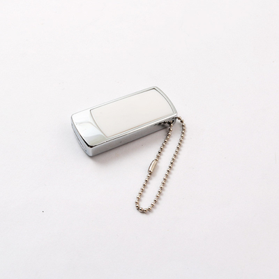 فلز ضدصدمه USB فلش درایو نقره و رنگ سفارشی لیزر / گنبد / چاپ لوگو