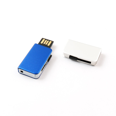 دستگاه فلز نقره ای سفارشی USB فلش درایو توشیبا فلش چیپ داخل