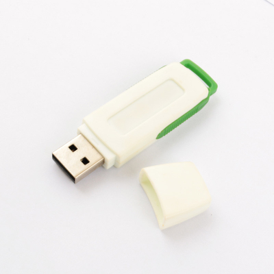 پلاستیک بازیافت شده USB Stick سیاه/سفید پلگ و بازی حافظه 1-1TB 0.C به 60.C Temp