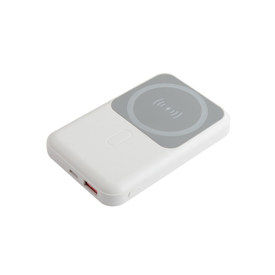 بانک برق قابل حمل PC با باتری پلیمر لی جعبه سفید کوچک Micro USB Type C Input Interface
