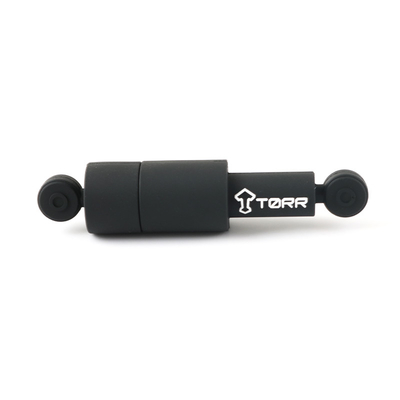 رمزگذاری داده های گرد درایوهای فلش USB سفارشی مواد PVC / سیلیکون