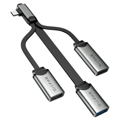 کابل هاب USB برای خواندن و کپی کردن همچنین آداپتور USB برای انتقال سریع داده ها