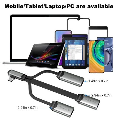 کابل هاب USB برای خواندن و کپی کردن همچنین آداپتور USB برای انتقال سریع داده ها