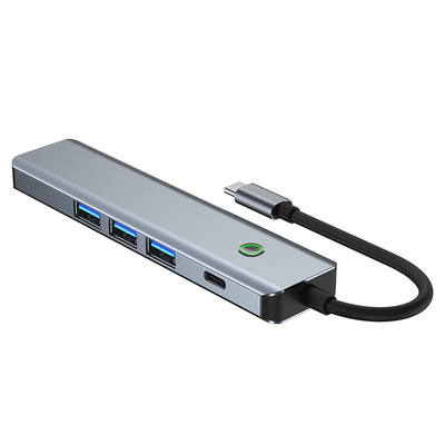 ایستگاه اطلاعات چند منظوره USB C Hub Smart Adapter با سرعت انتقال 5Gbps