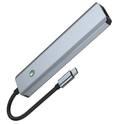 ایستگاه اطلاعات چند منظوره USB C Hub Smart Adapter با سرعت انتقال 5Gbps
