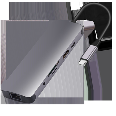 USB 3.0 Station USB C Hub Smart Adapter / هاب کارت حافظه با سرعت انتقال داده 5Gbps