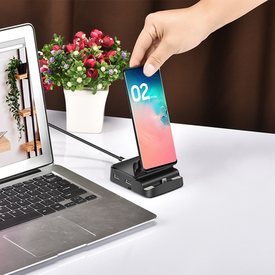 5Gbps انتقال داده نوع C آداپتور لپ تاپ USB پورت گسترش دهنده USB HUB آداپتور