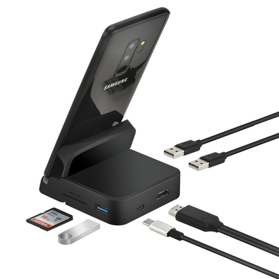 5Gbps انتقال داده نوع C USB هاب آداپتور چند پورت هاب برای حامل لپ تاپ