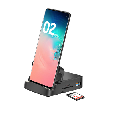 5Gbps انتقال داده نوع C USB هاب آداپتور چند پورت هاب برای لپ تاپ
