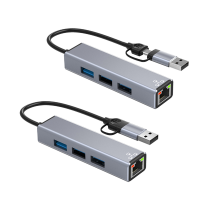 آداپتور هاب USB C کامپکت لپ تاپ USB Port Expander USB Hub برای انتقال سریع داده