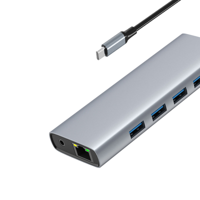 هاب و USB چند پورت آلومینیومی سریع برای اتصال بهبود یافته