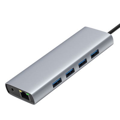 هاب و USB چند پورت آلومینیومی سریع برای اتصال بهبود یافته