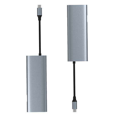 هاب و USB چند پورت آلومینیومی سریع برای اتصال بهبود یافته