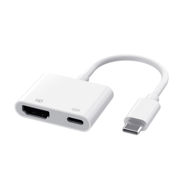 سرعت انتقال داده تا 5 گیگابایت در ثانیه هاب آلومینیومی HDMI هاب USB C با لوگو چاپ شده یا لیزر چاپ شده