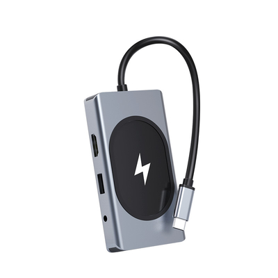 آداپتور چند منظوره USB Type C HUB 9 در یک و با خواننده کارت حافظه