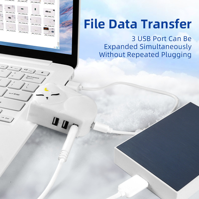 هاب خواندن سریع USB PVC Tf هاب خواندن کارت با انتقال سریع داده و خواننده کارت حافظه