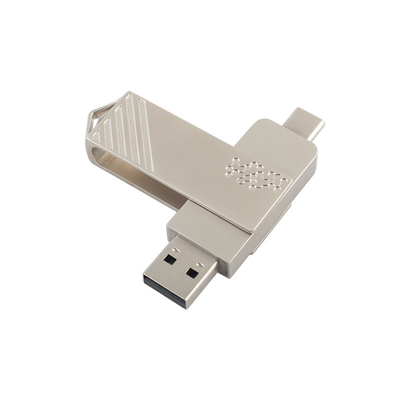 فلزی نوع C شکل پیچ و خم سریع سرعت USB فلش درایو 3.0 و USB 2.0 و نوع C
