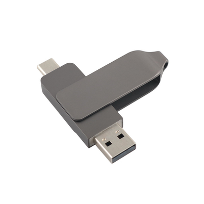 تفنگ فلزي سي نوع سي USB فلش درايو تويوست شکل سرعت سريع 3.0 و 3.0