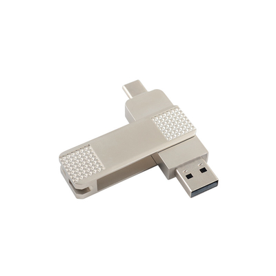 درایوهای فلش USB نقره ای نوع C می توانند با حفاظت از رمز عبور 360 درجه چرخش داشته باشند