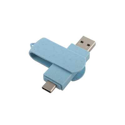 مواد بازیافتی درایو فلش USB با دیسک نوع C U برای ذخیره سازی داده
