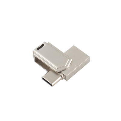 13 گرام زنک آلیاژ USB 3.0 و نوع C حافظه با رمز عبور داده ها و لوگو USB لیزر
