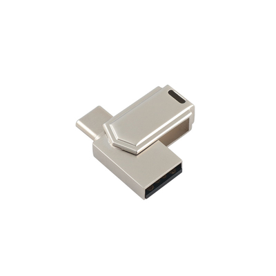13 گرام زنک آلیاژ USB 3.0 و نوع C حافظه با رمز عبور داده ها و لوگو USB لیزر