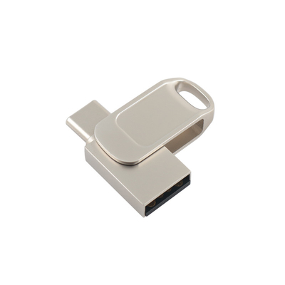 فلز دو فلز فلش USB با حفاظت از رمز عبور و سرعت نوع C سازگار است