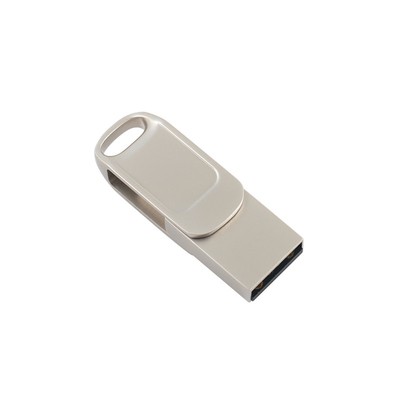 فلز دو فلز فلش USB با حفاظت از رمز عبور و سرعت نوع C سازگار است