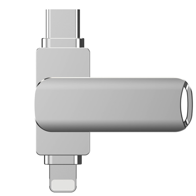 2 در 1 USB فلش درایو با حفاظت از رمز عبور و پوشش فلزی مقاوم